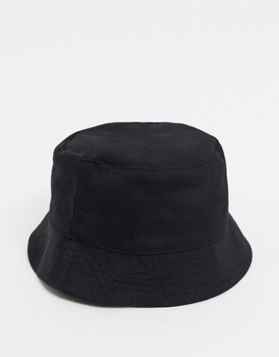 Bucket hat in black