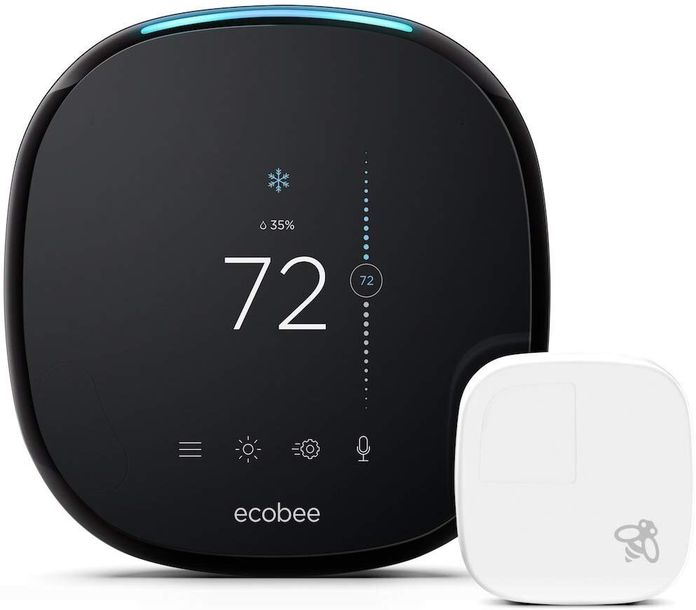 Moda ecobee4 Smart Thermostat with Built-In Alexa, Room Sensor