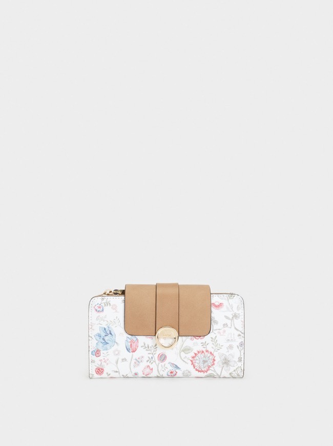 Product Porta-Moedas Grande Estampado Floral