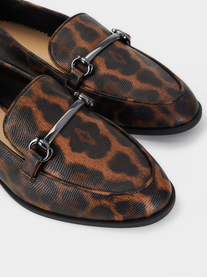 Product Mocassins padrão Leopardo