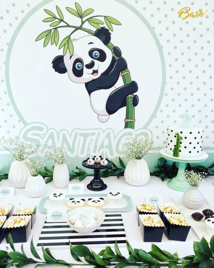 Moda Sweet Table Aniversário - Tema “Panda”