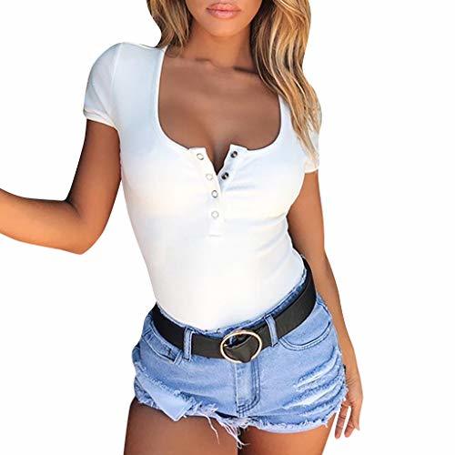 Productos Luckycat Camisetas Tirantes Mujer Basicas De Color SóLido Top Mujer Ocio Y