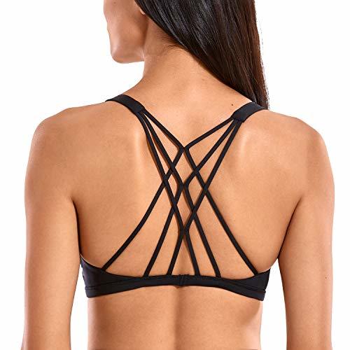 Producto CRZ YOGA Sujetador Deportivo Yoga para Mujer Ejercicio Fitness Ropa Interior Negro