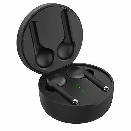 Social QueenDer Auriculares Inalámbricos Bluetooth, Bluetooth 5.0 Auriculares In Ear Deportivos Resistentes al