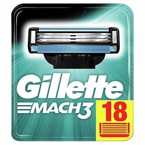 Lugar Gillette Mach3 - 18 Cuchillas de Afeitar