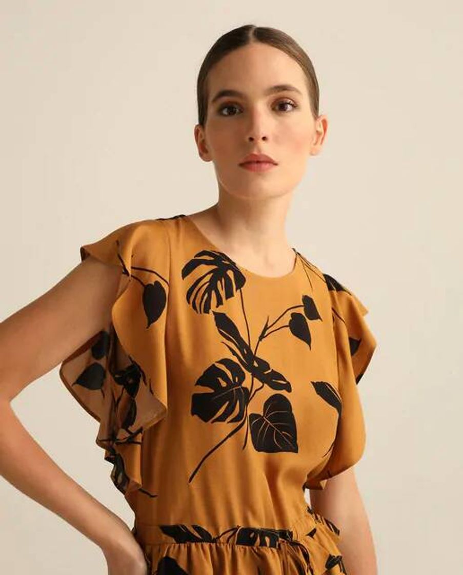 Fashion Blusa de mujer con flores y volantes · Amitie · Moda · El Corte Inglés