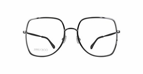 Jimmy Choo Brillengestelle Jc228-807-56 Damen Monturas de gafas, Negro