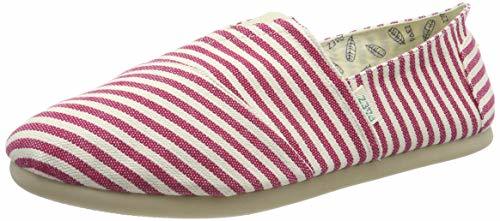 Moda PAEZ Classic SURFY, Alpargatas para Hombre, Rojo