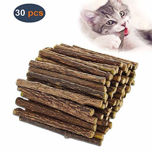 Lugar Cat Catnip Sticks 100% orgánico Natural Matatabi Dental Treats Dientes Grinding Chew