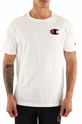 Champion Hombre Camiseta con Logo en el Pecho