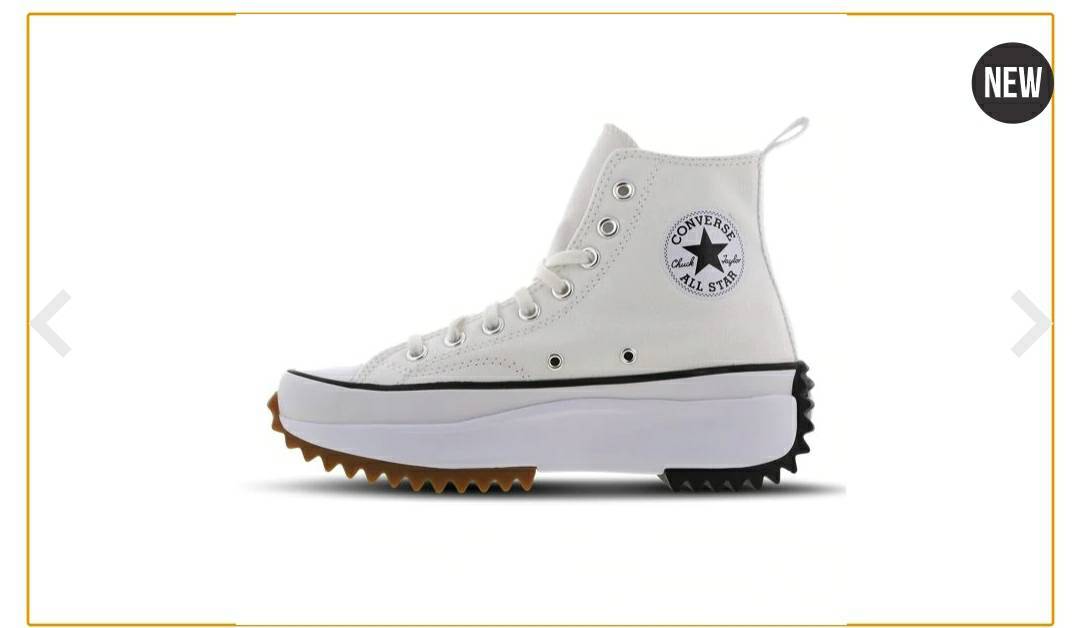 Moda Converse Chuck Taylor CTAS Lift Ox Canvas, Zapatillas para Mujer, Blanco