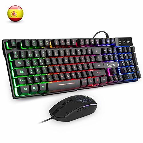 Producto Mafiti RK101 Combo Ratón y Teclado USB 