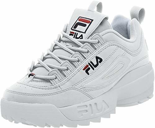 Social Zapatillas Fila Strada Disruptor para hombre, Blanco