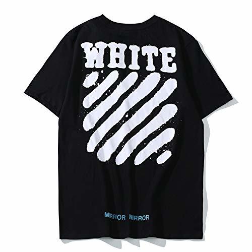 Social mich Off OW White Fashion Brand Off Inkjet Graffiti Splash Ink Stripes