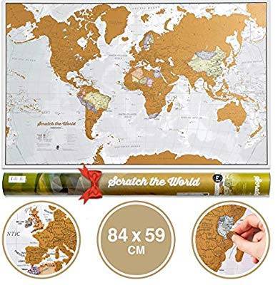 Producto Mapa Mundo para Raspar