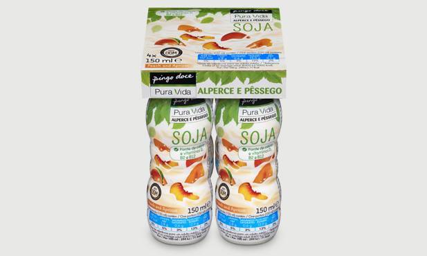 Product Iogurte de soja de pêssego e alperce Pingo Doce