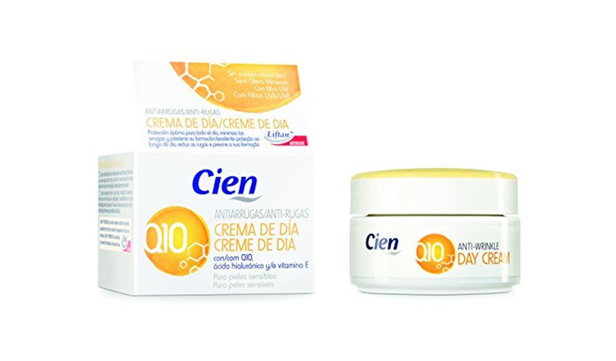 Beauty Crema Cien Q10 Antiarrugas con Vitamina E y Filtro UV 50 ml