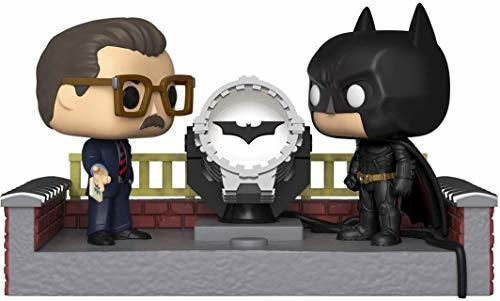 Funko- Pop Figura De Vinil: Movie Moment: Batman 80th-with Light Up Bat