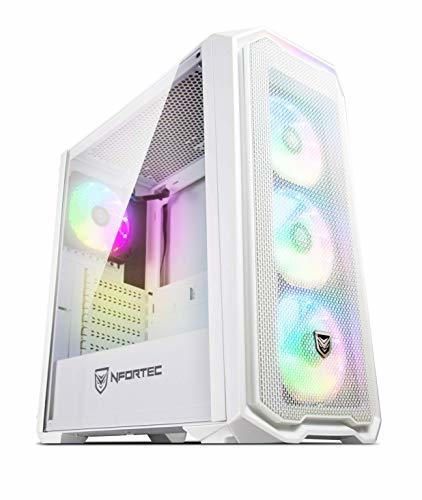Torre Gaming Nfortec Krater para PC con Cristal Templado y 4 Ventiladores