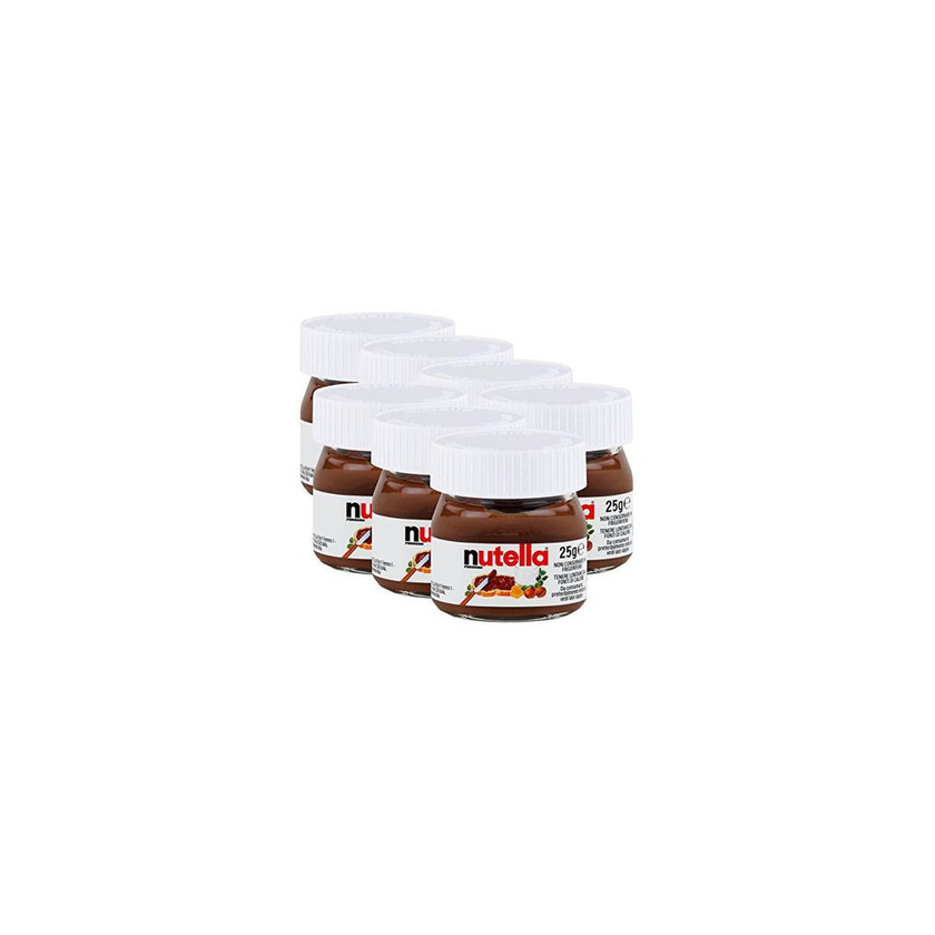 Producto Ferrero Nutella pequeño mini diseño cristal - Set de 7 a 25 g