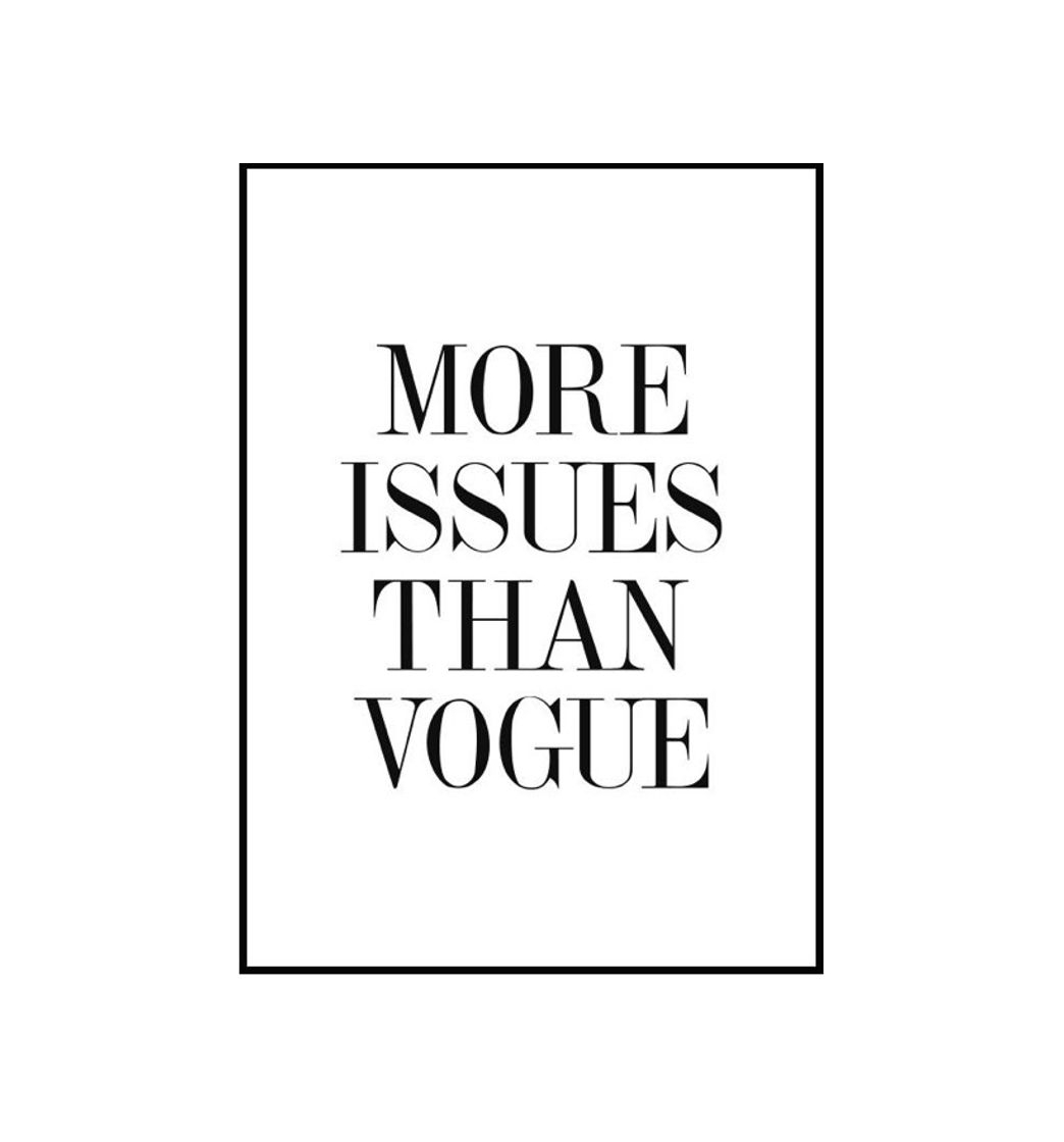 Social Poster More Issues than Vogue 