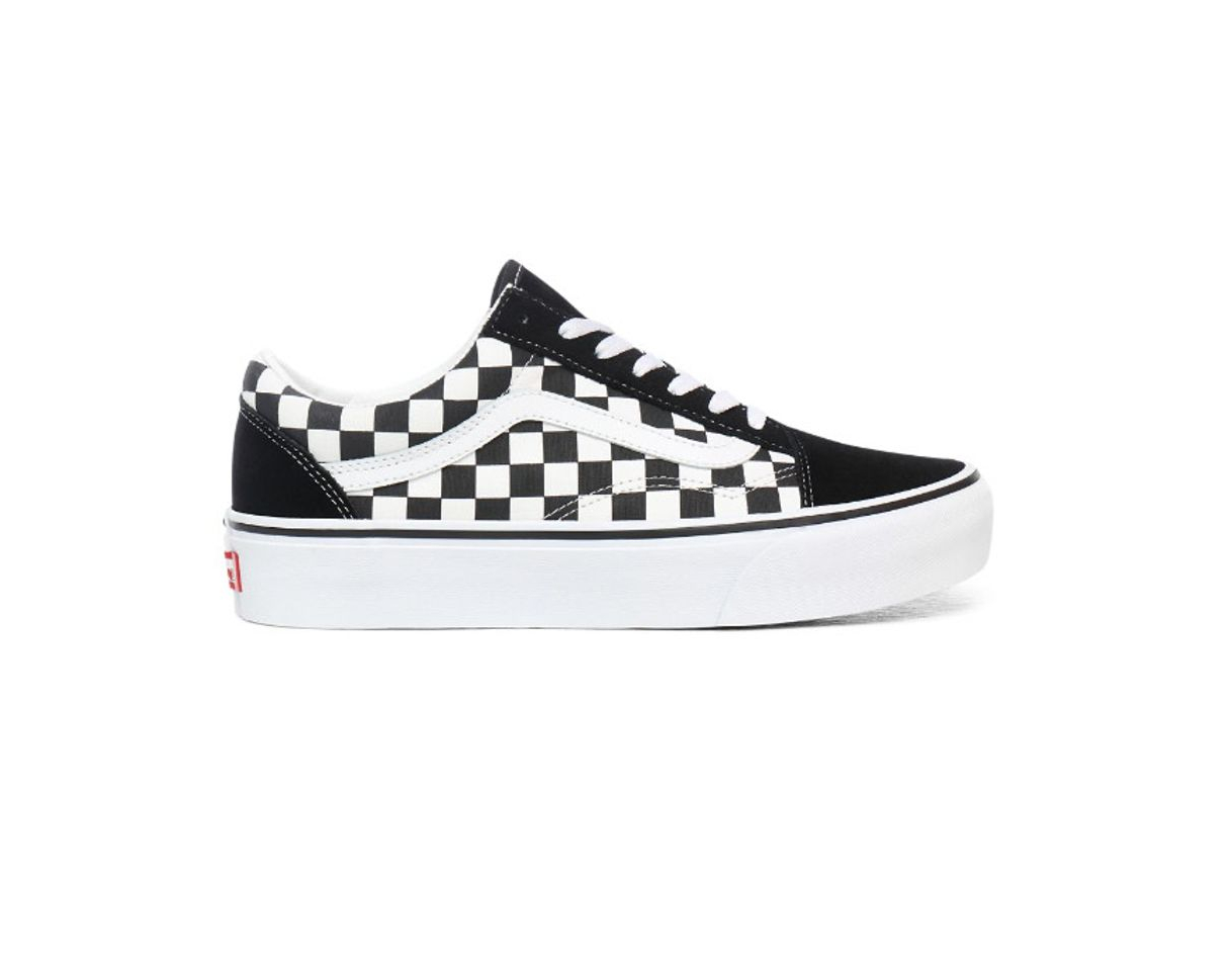 Moda Zapatillas Old Skool con plataforma y estampado a cuadros