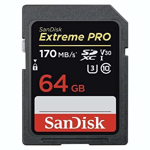 SanDisk Extreme Pro - Tarjeta de Memoria SDXC de 64 GB