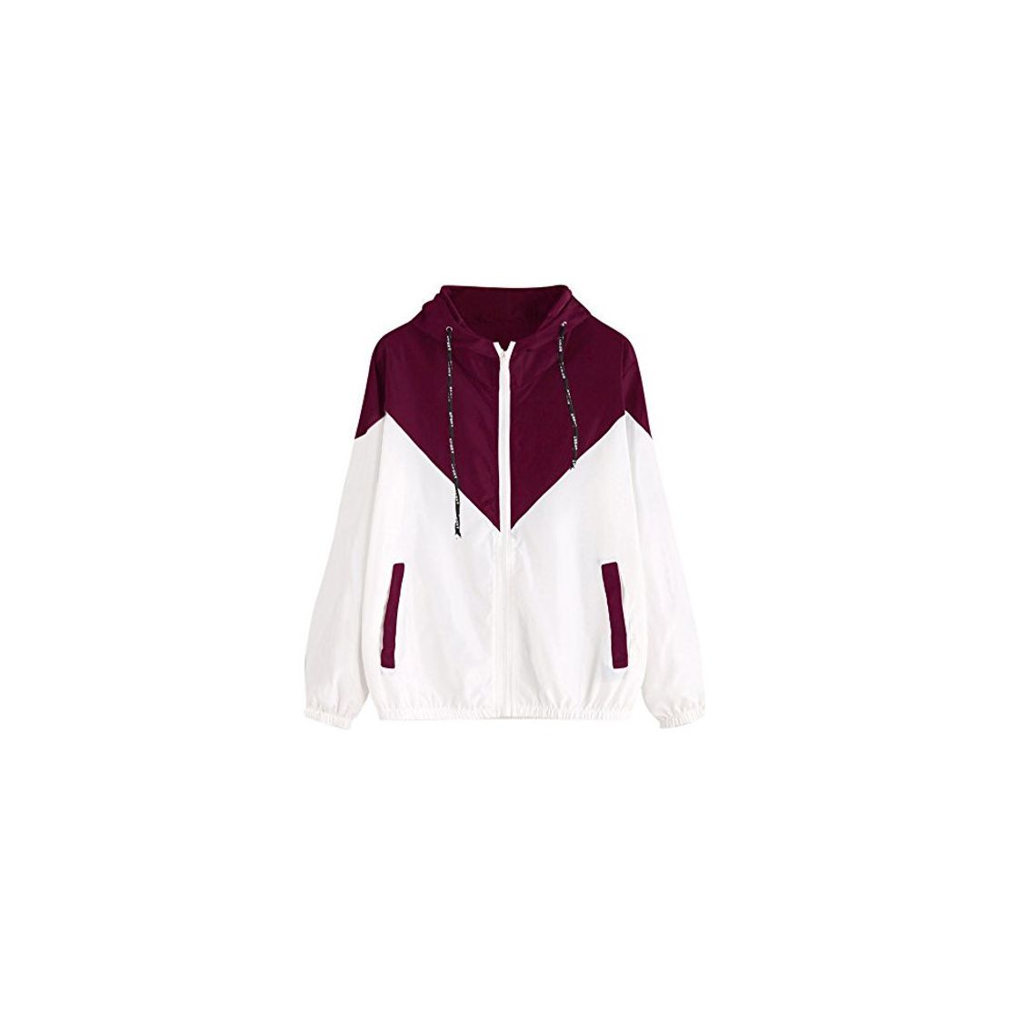 Social Chaquetas de Mujer ️EUZeo Mujer Manga Larga Chandal Sportswear Cortaviento con Capucha