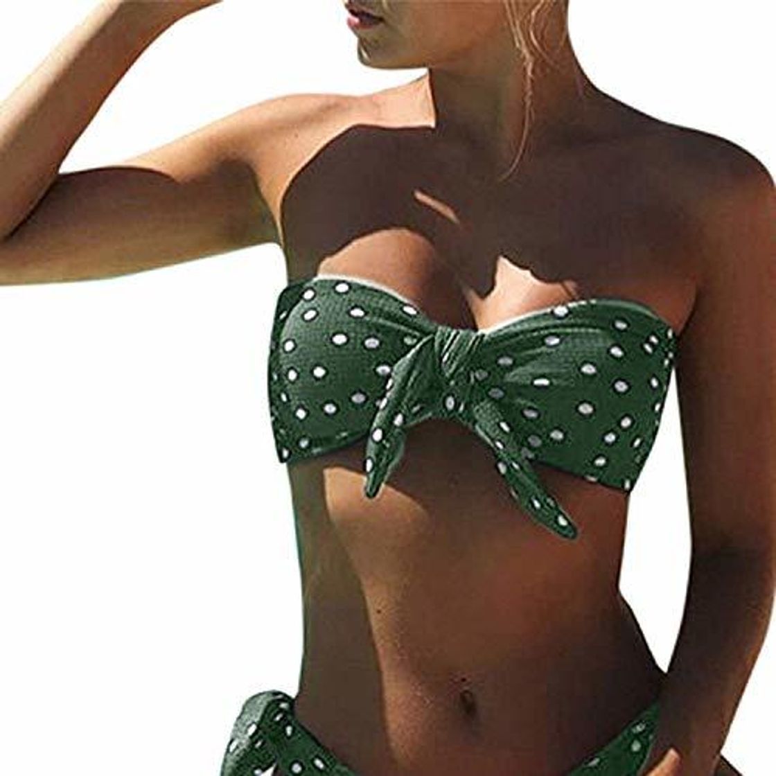 Fashion UMIPUBO Bikini Mujer Dos Piezas Ropa con Estampado de Lunares Push-Up Traje