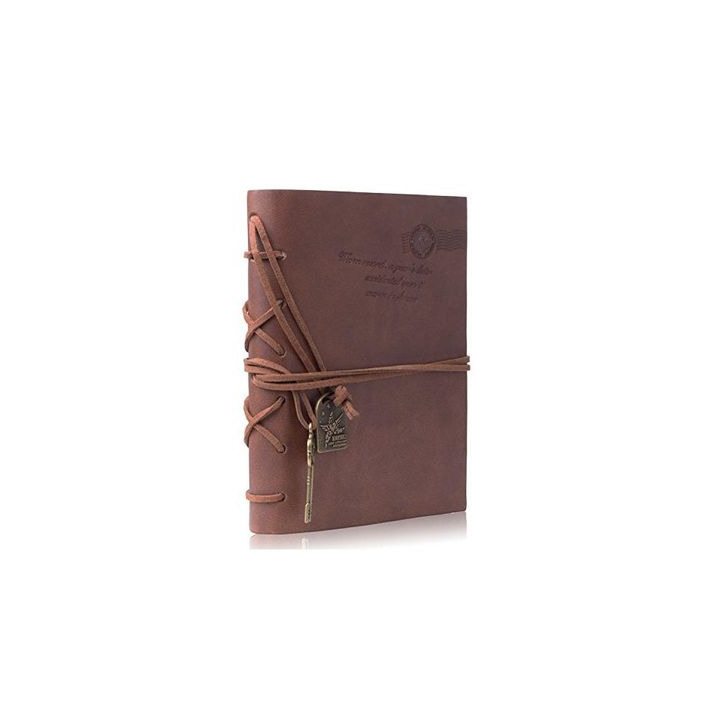 Social Cuaderno de Cuero – Meersee Cuaderno de Notas Vintage Cuadernos Bonitos de