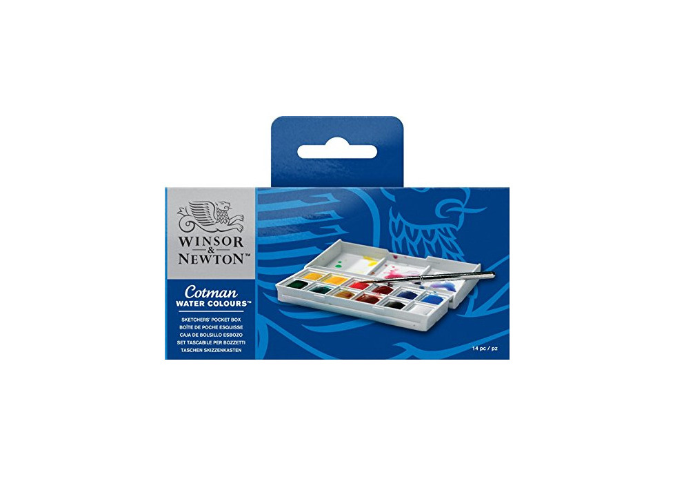 Social Winsor & Newton Sketcher Cotman Caja plástica de acuarela