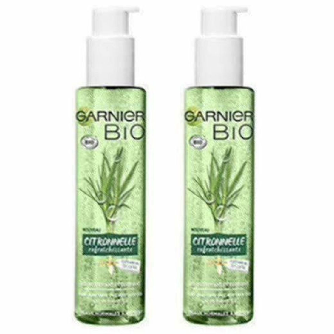 Belleza Garnier Garnier Garnier Bio Gel Limpiador détoxifiant - citronela rafraîchissante, Pack of 2 x