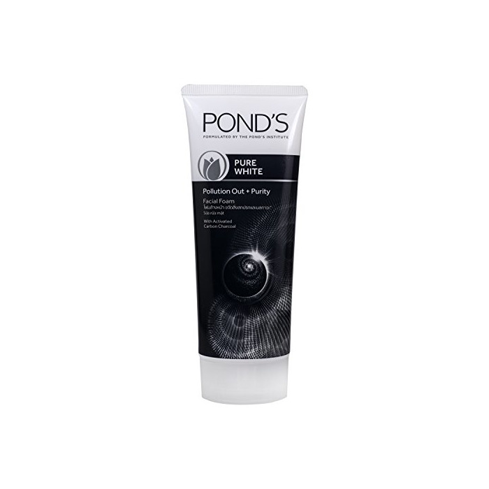 Social Pond's Pure White Deep Cleansing Brightening Facial Foam with Activated Carbon