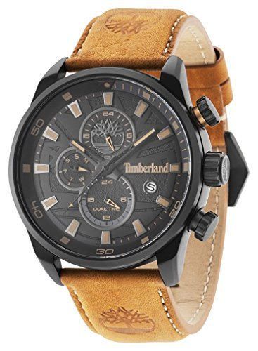 Timberland Reloj Cronógrafo para Hombre de Cuarzo con Correa en Cuero TBL14816JLB.02