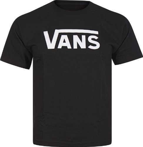 Moda Vans Jungen Classic Boys T-Shirt, Schwarz