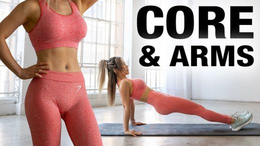 Tight Core & Arms Workout | 2 Weeks Shred Challenge - YouTube