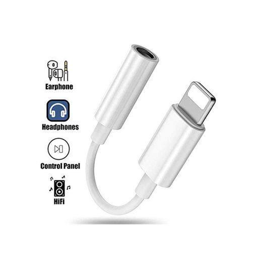 Adaptador de Auriculares para iPhone 11 Adaptador Jack de 3,5 mm Conector