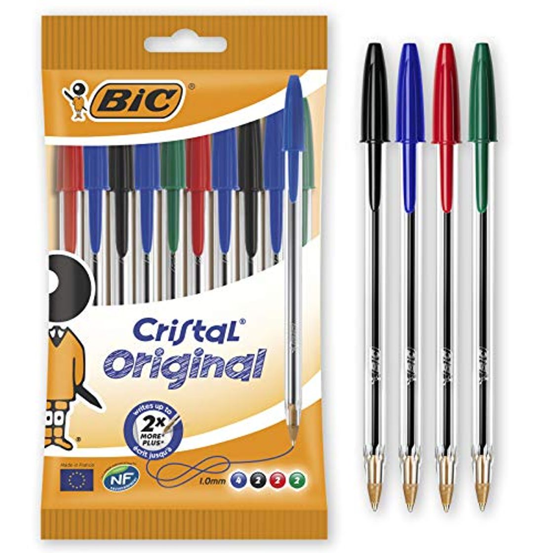 Social BIC Cristal Original bolígrafos punta media