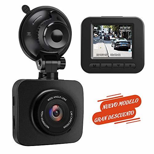 Place AWESAFE Cámara de Coche Dash CAM 1080P Full HD 170 Ángulo con