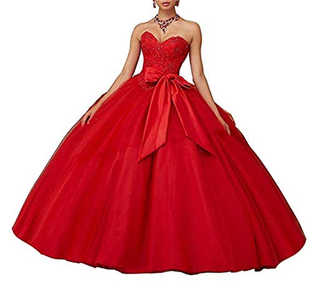 Fashion XUYUDITA Lace Appliques Ball Gown Vestido de Fiesta de Noche Beading Sequined