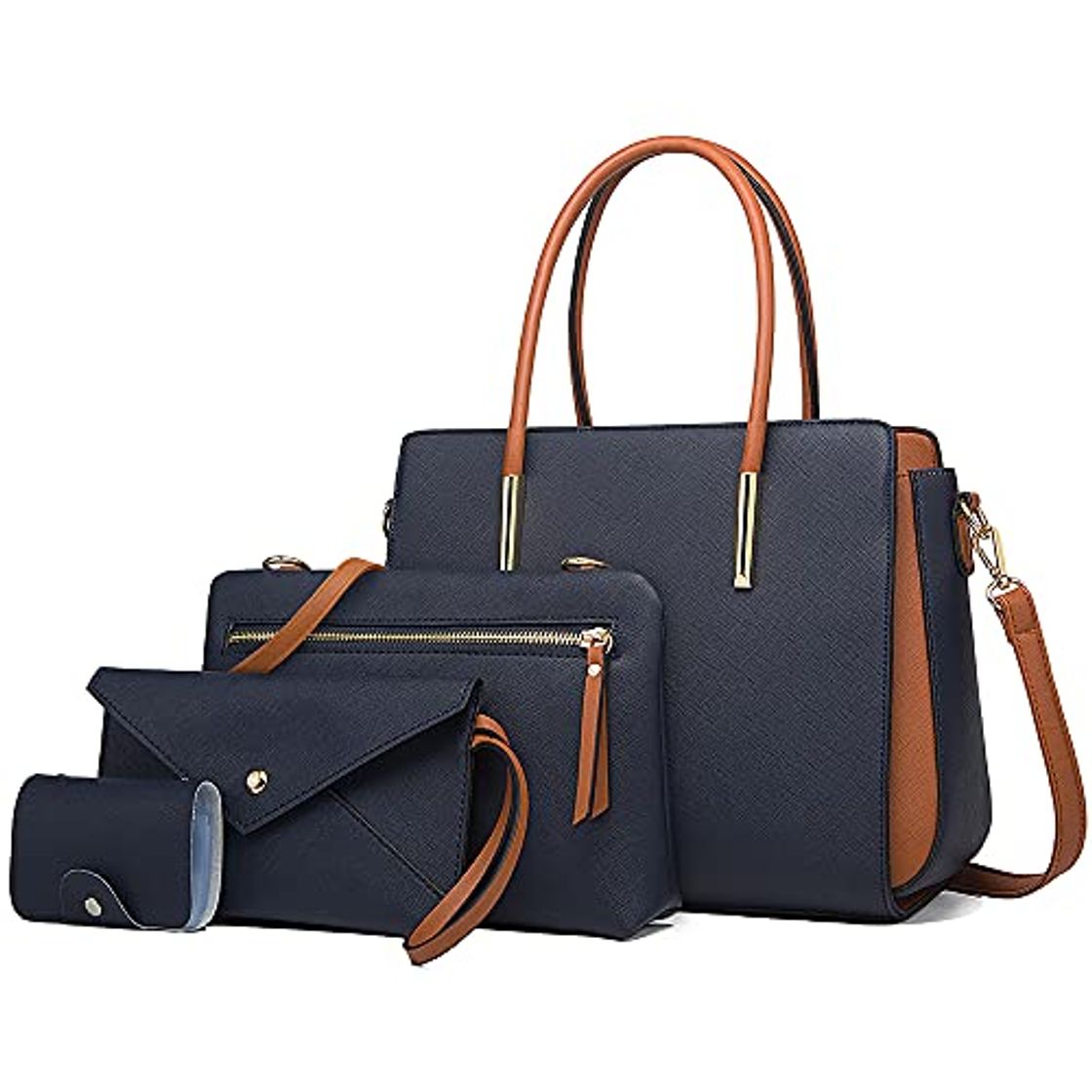 Social LUOWAN Bolsos de Mujer Bolso Bandolera Tote Bolso Señora Tote Grande De