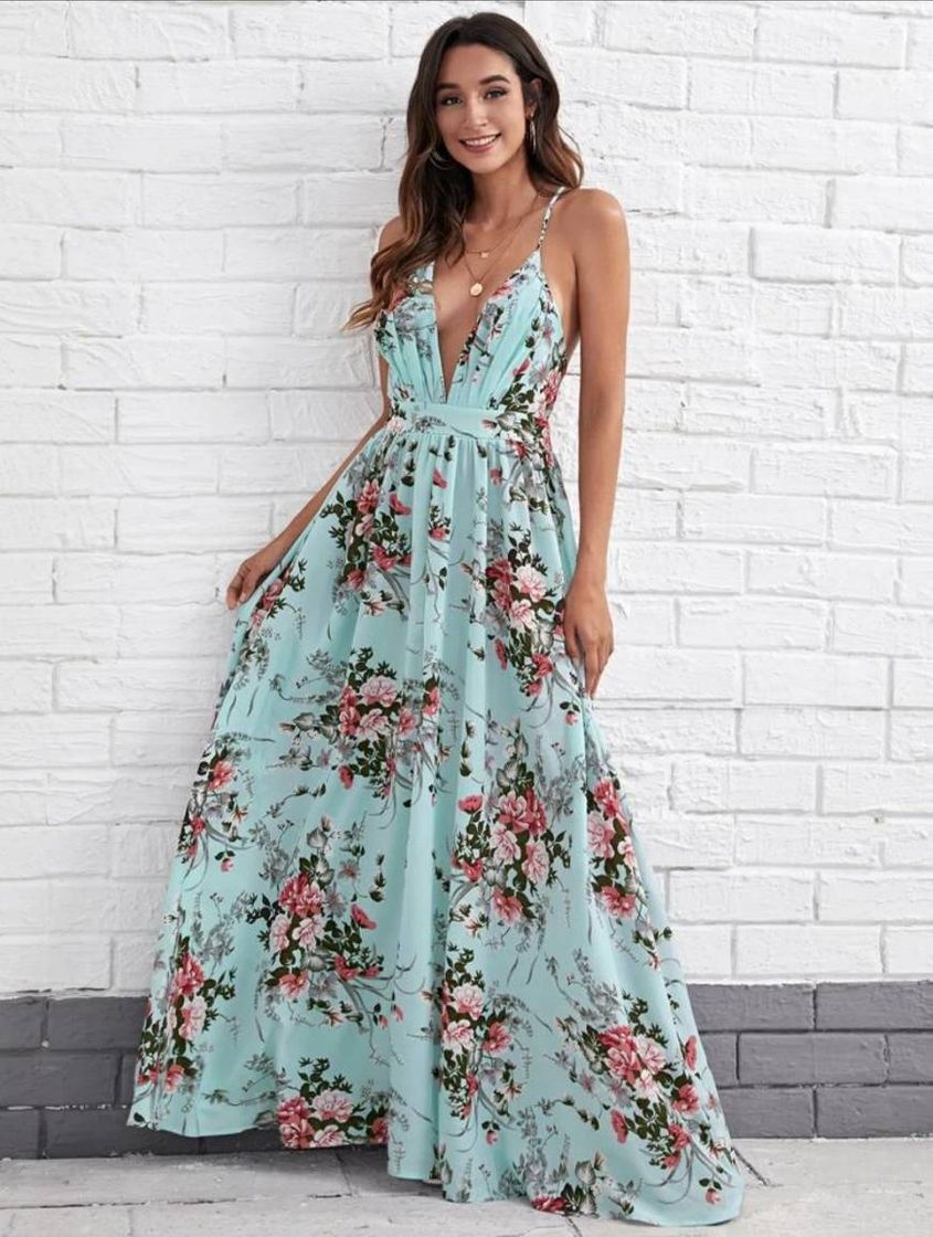 Fashion Vestido Boho Floral