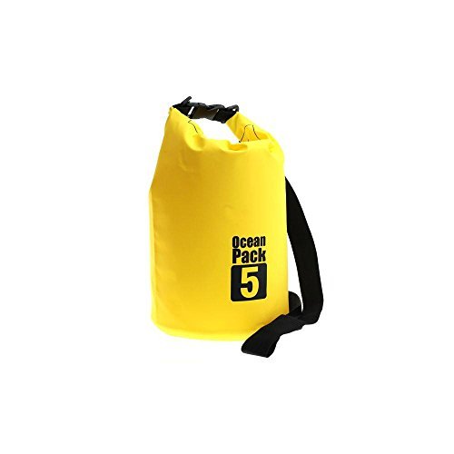 Place OTB de PVC Funda/Ocean Pack/Outdoor Funda/Dry Bag – 5L – Amarillo