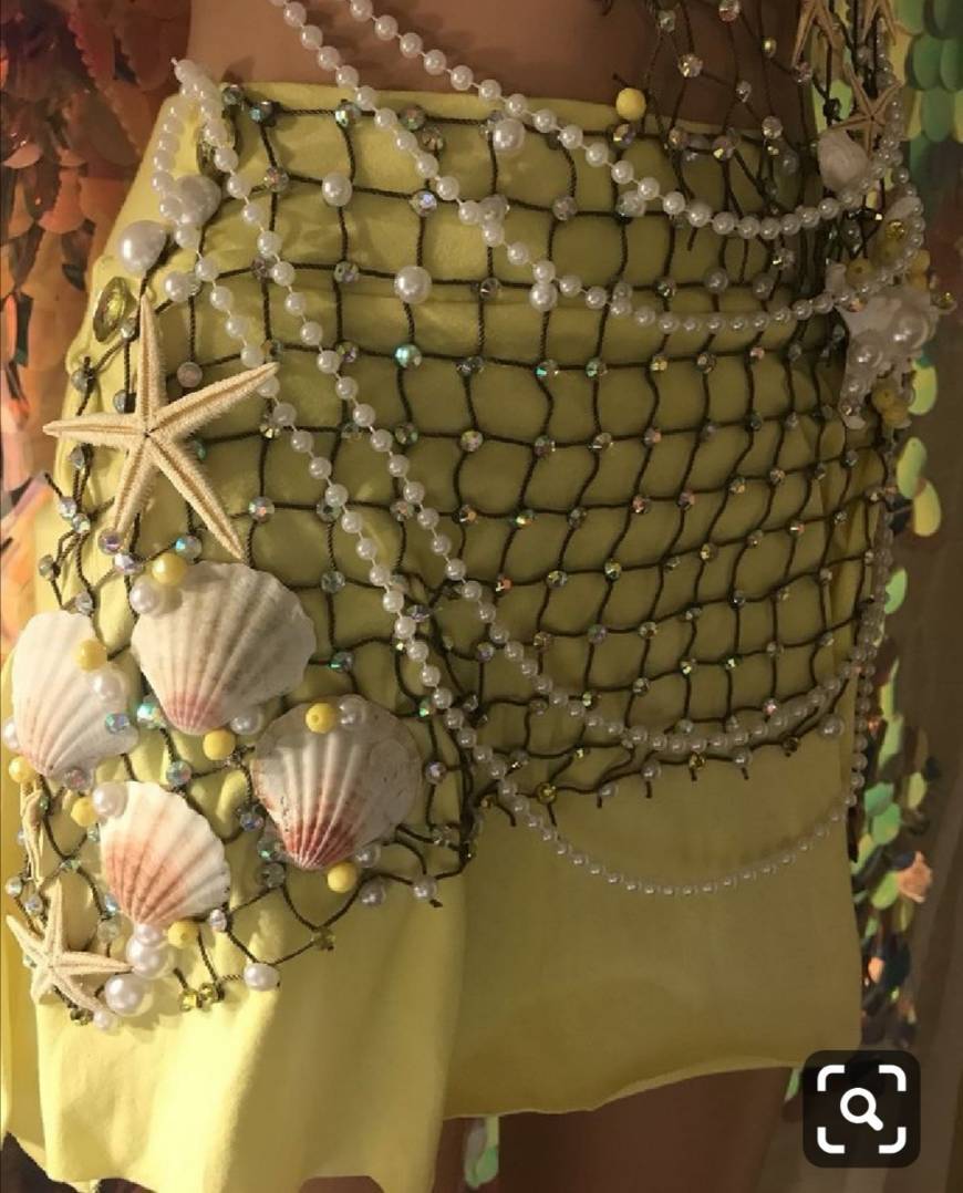 Moda Ideia decoração de saia Sereia 🧜‍♀️