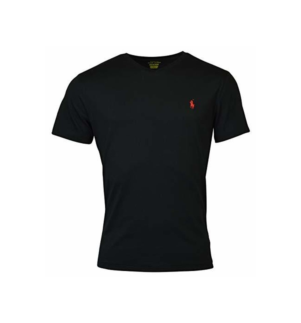 Moda Polo Ralph Lauren Camiseta con cuello en V de los hombres