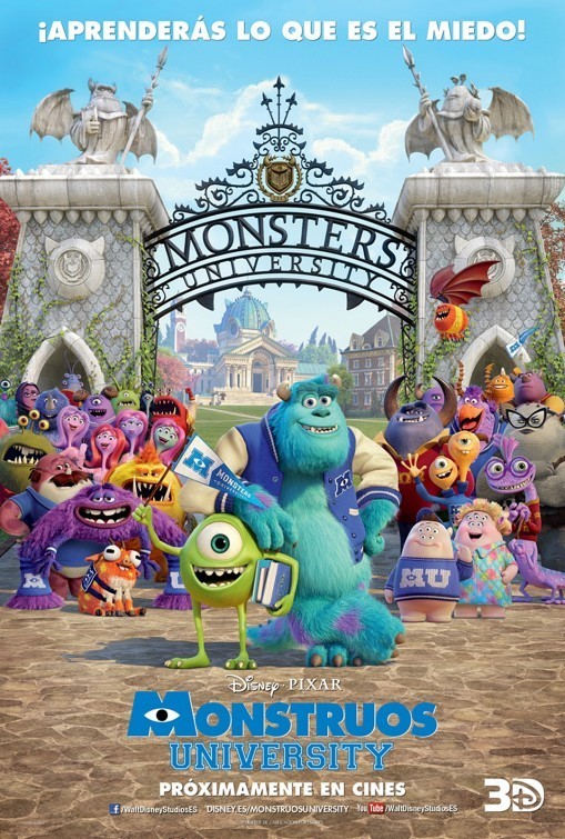 Película Monstruos University