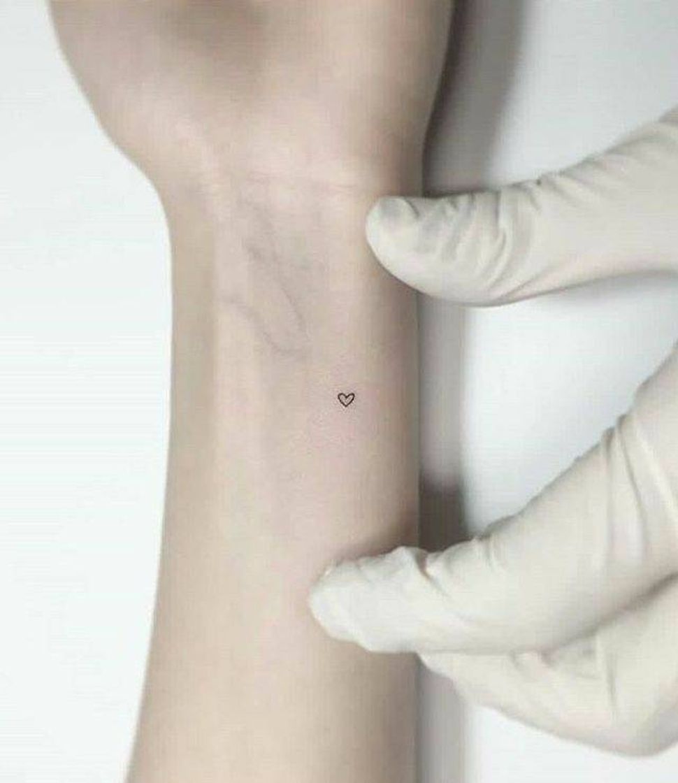 Social tattoo little heart