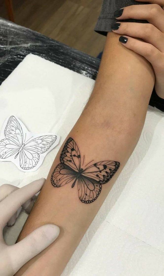 Social tattoo butterfly 