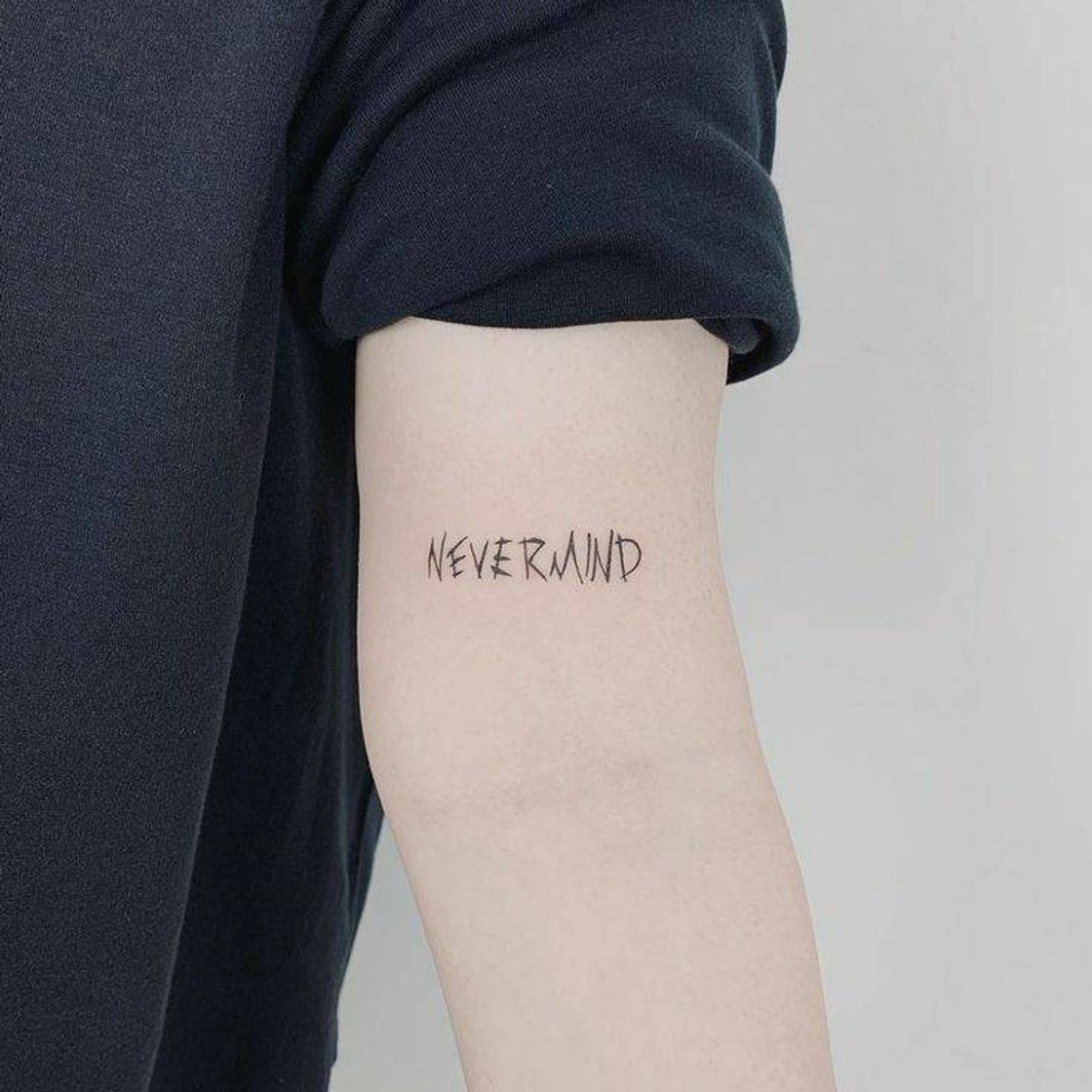 Social tattoo 'Nevermind'