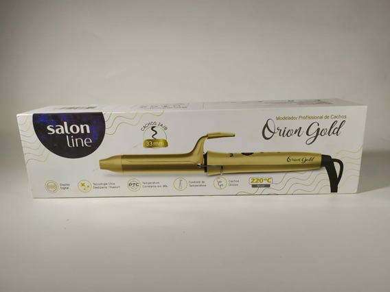 Product Modelador de Cachos Profissional Salon Line Orion Gold 25mm Bivolt